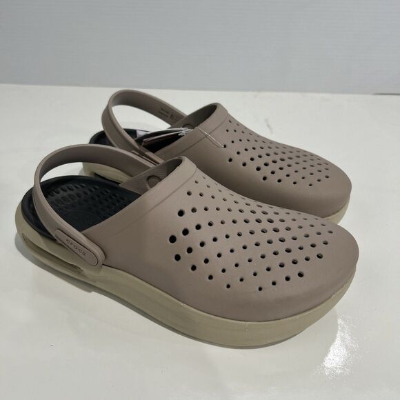 Crocs In Motion Lite Ride Clogs Slip On Shoes Taupe Men\'s 8 Women\'s 10 main image 11